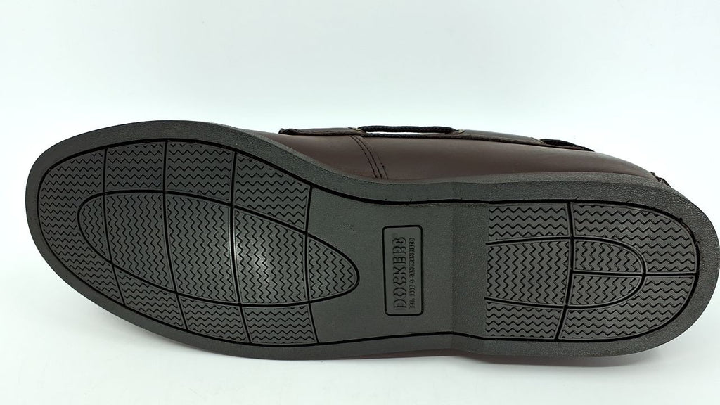 Dockers Men’s Vargas Leather Handsewn Boat Shoe,Raisin, 11 M US