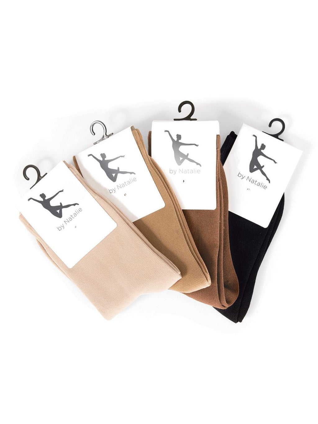 Natalie Dancewear Kids Skin Tone Socks for Dancing Medium NSOCKC