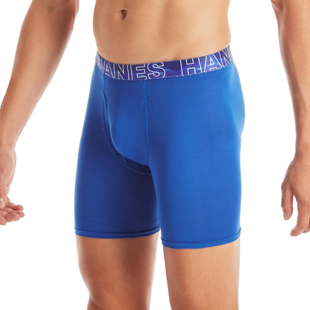 Hanes Men's Underwear 3-Pack, X-Temp Cooling Boxer Briefs, No-Ride-Up Design