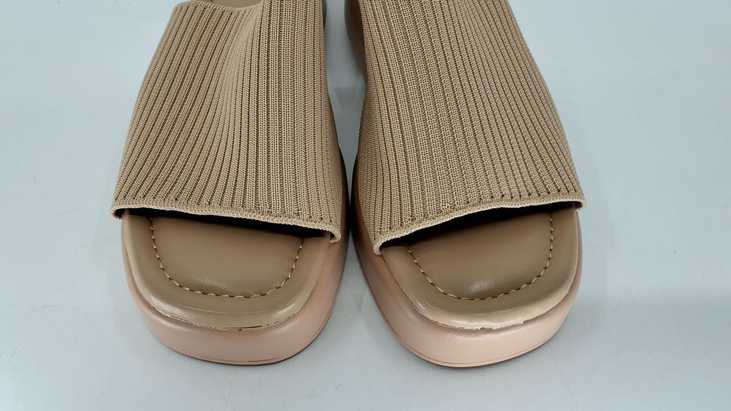 Comfy Pink Platform Slides W/ Soft Foam, Size 6 - Women's Backless Sandals
