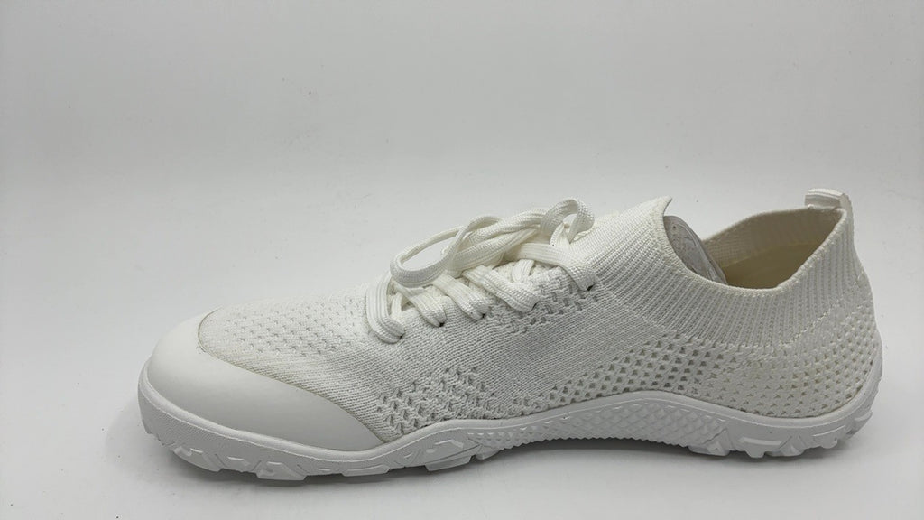 Limberun Wide Toe Box Sneakers White 5W/4M Minimalist Walking Shoes
