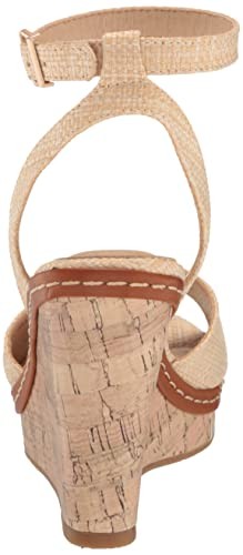 CL by Laundry Women's Beaming Cloud Patent Wedge Sandal, Natural, 7.5
