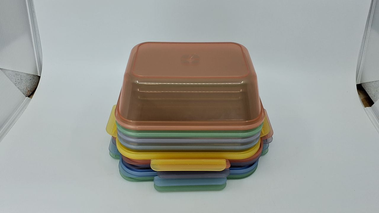 4.5 Cup Plastic Meal Prep Set, 10-Piece Ello Snap & Nest - Dishwasher Safe