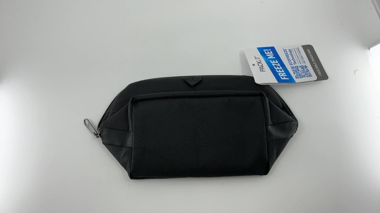 EcoFreeze Black Snack Bag, PackIt, Foldable & Reusable, Great for Travel