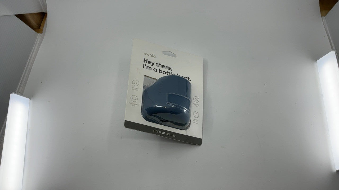 24oz Owala Water Bottle Boot, Silicone Protective Sleeve, Blue