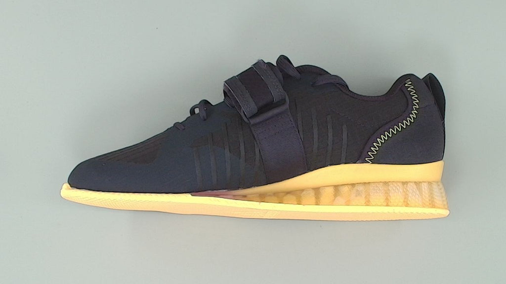 adidas Unisex Adipower Weightlifting 3 Sneaker, Aurora Black/Zero, 8 US Men