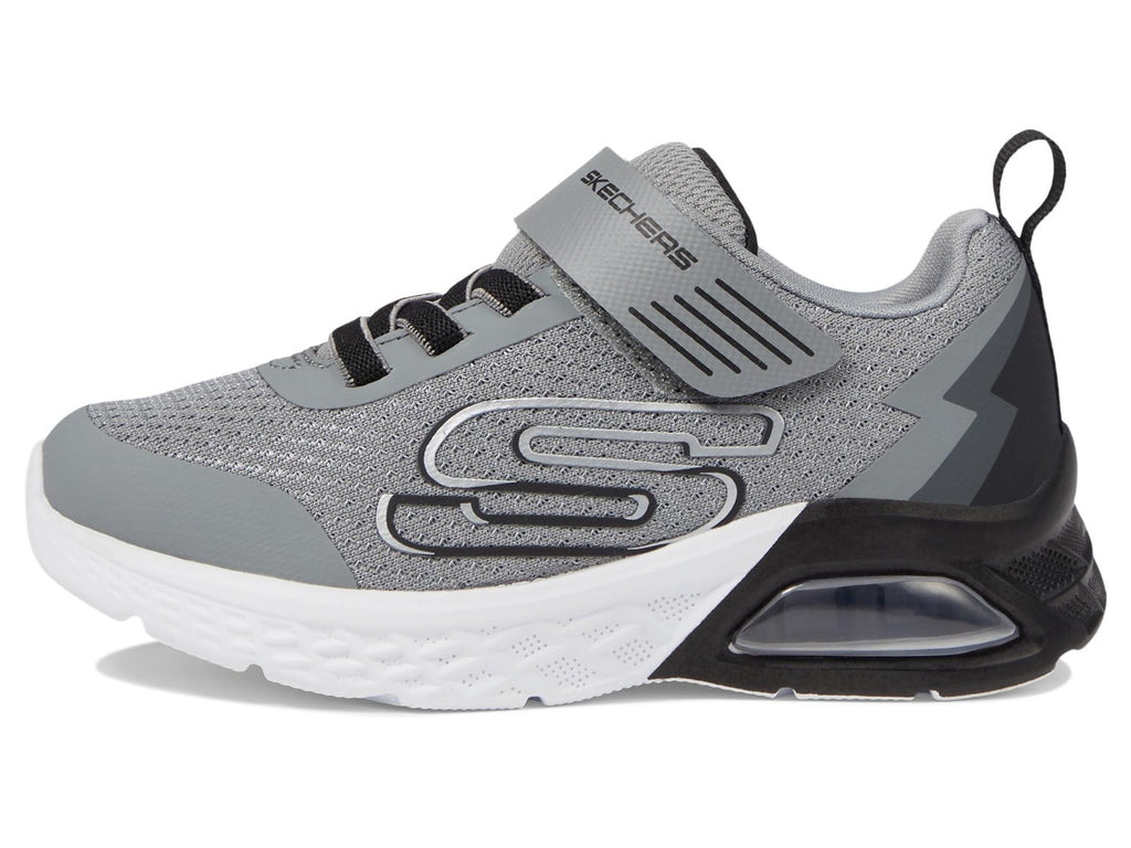 Skechers Kids Boy's Microspec Max Ii Sneaker, Grey/Black, 1.5 Little Kid