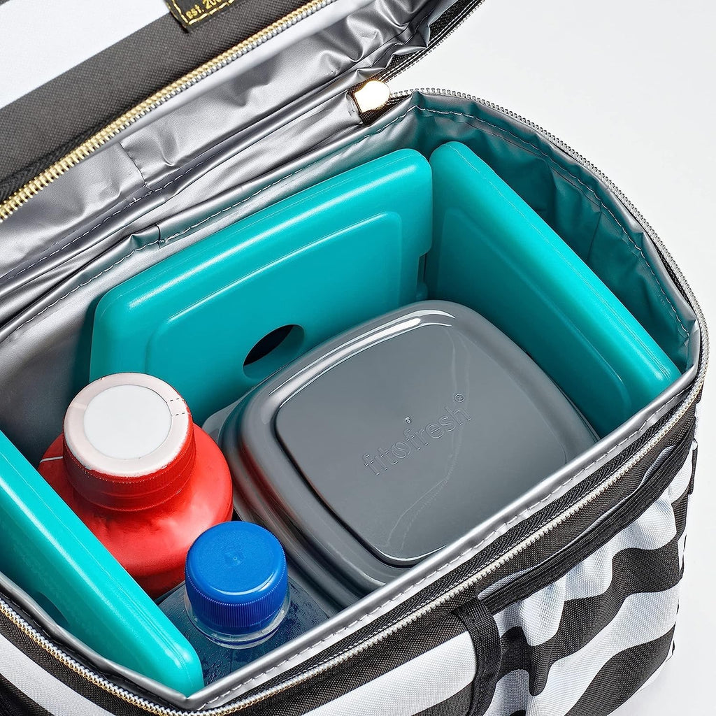 4 Pack Ice Packs for Lunch Boxes, Slim & Reusable, Green