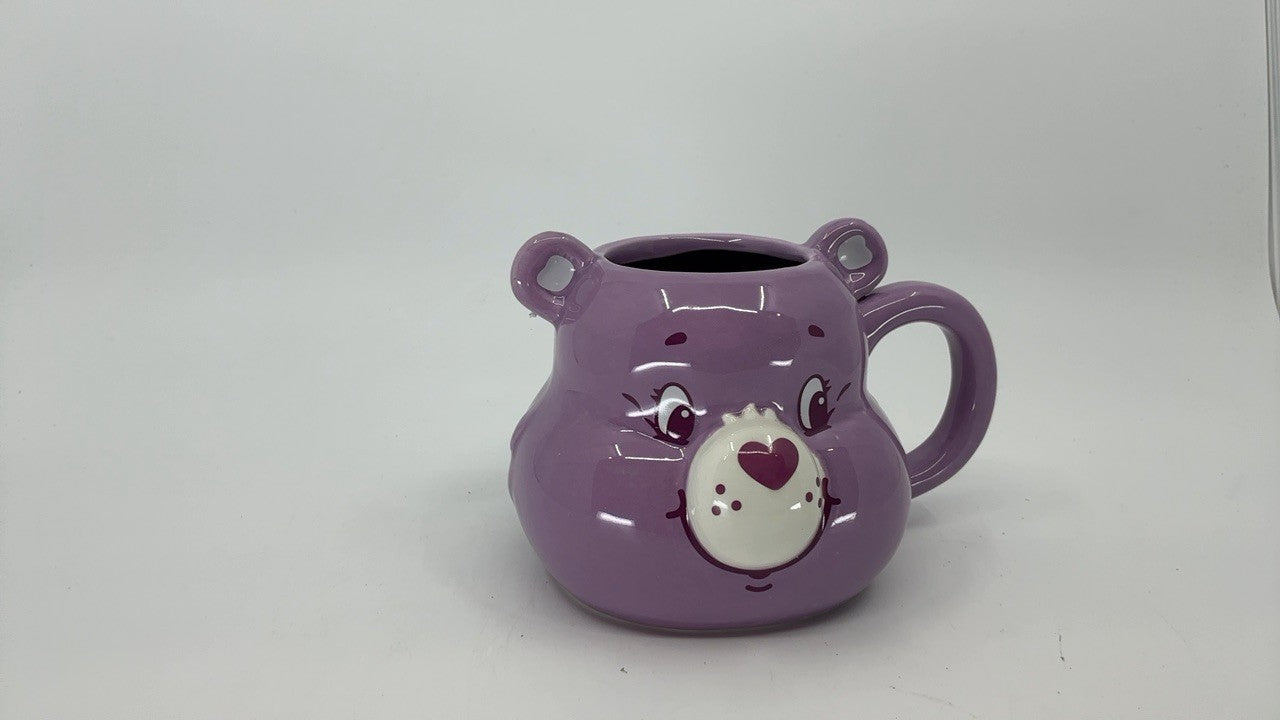 Silver Buffalo Care Bears Share Bear Ceramic 3D Sculpted Mug, 20 Ounces