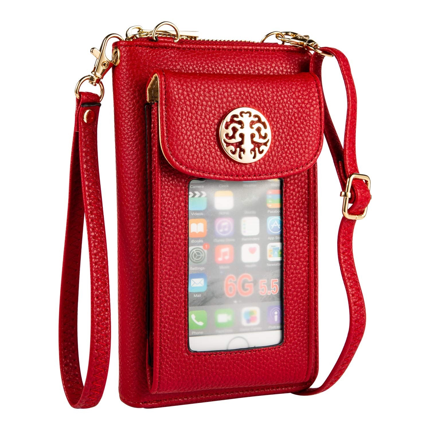 Heaye Small Crossbody Purse Cell Phone Wristlet Wallet for Women RFID