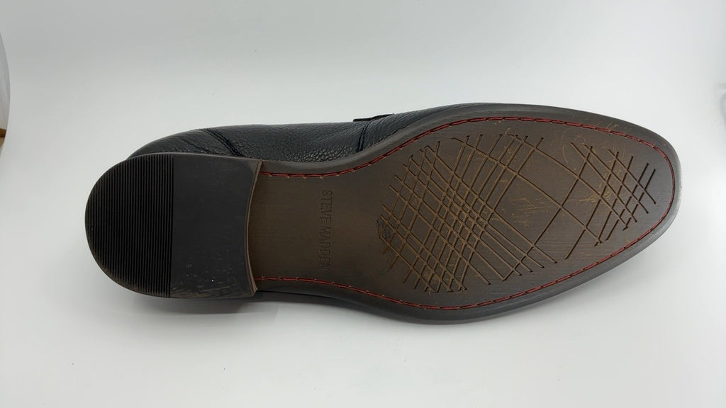 Steve Madden Men's JAYSHAN Loafer, Black, 11