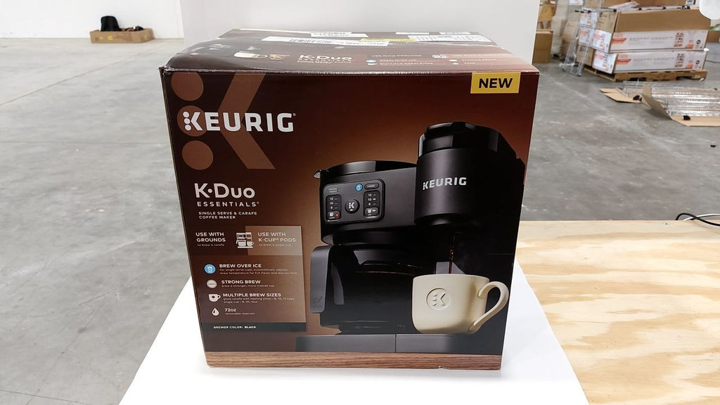 Keurig K-Duo Essentials Single-Serve Coffee Maker & Carafe Black