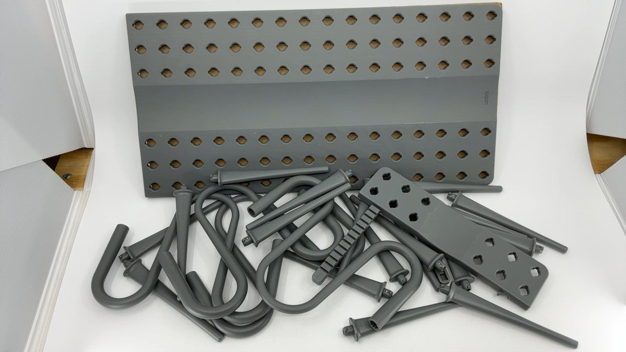 Adjustable Kitchen Drawer Organizer Tray - Peggy, Grey, for Utensils & More