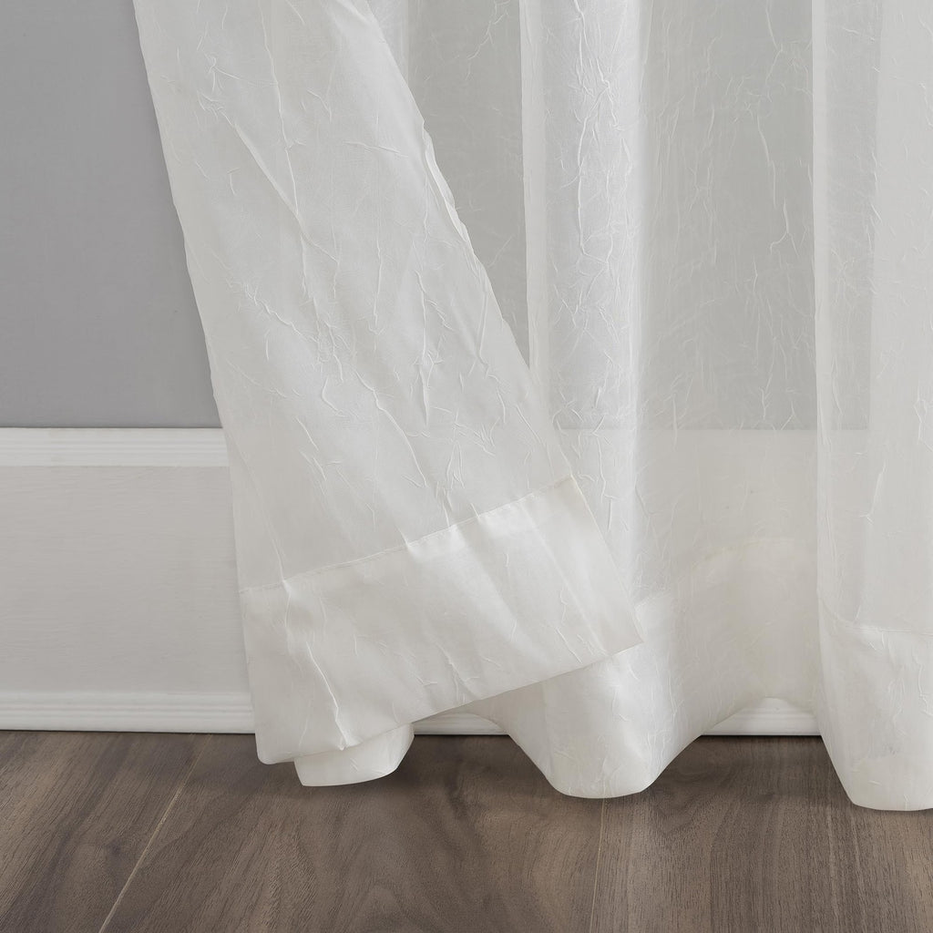 No. 918 Erica Crushed Sheer Voile Grommet Curtain Panel
