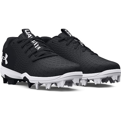 Under Armour Girls' Glyde 2.0 RM JR, (001) Black/Black/White, 12, US