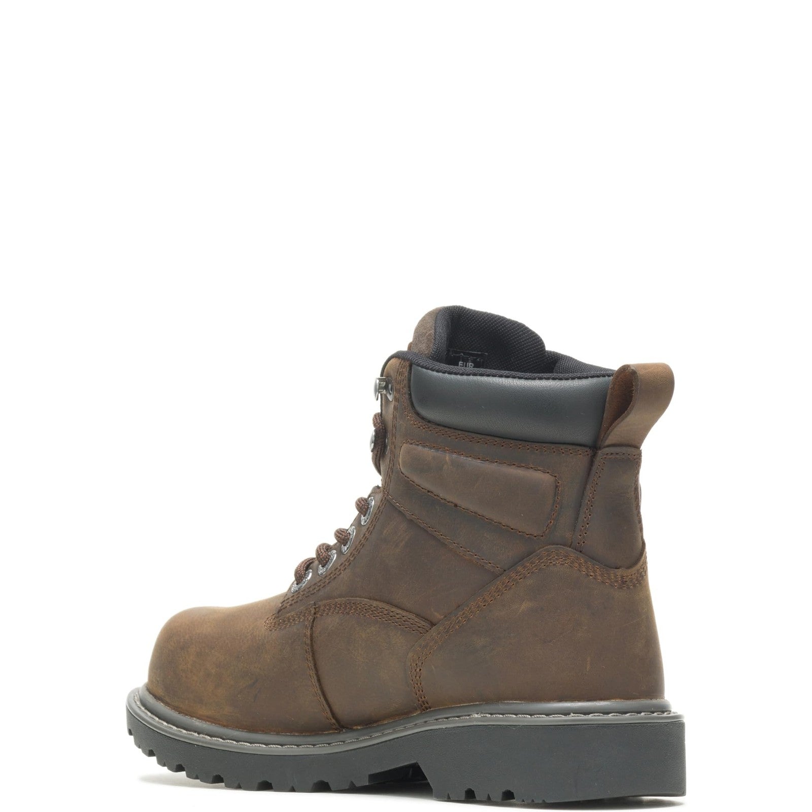 Wolverine Women's Floorhand Steel-Toe 6" Waterproof Work Boot, Dk Brown, 5