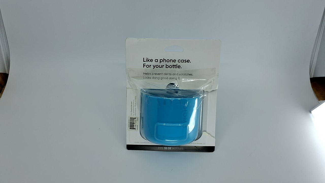 Bright Blue Owala Silicone Boot for 32 Oz Water Bottle, Protective Sleeve
