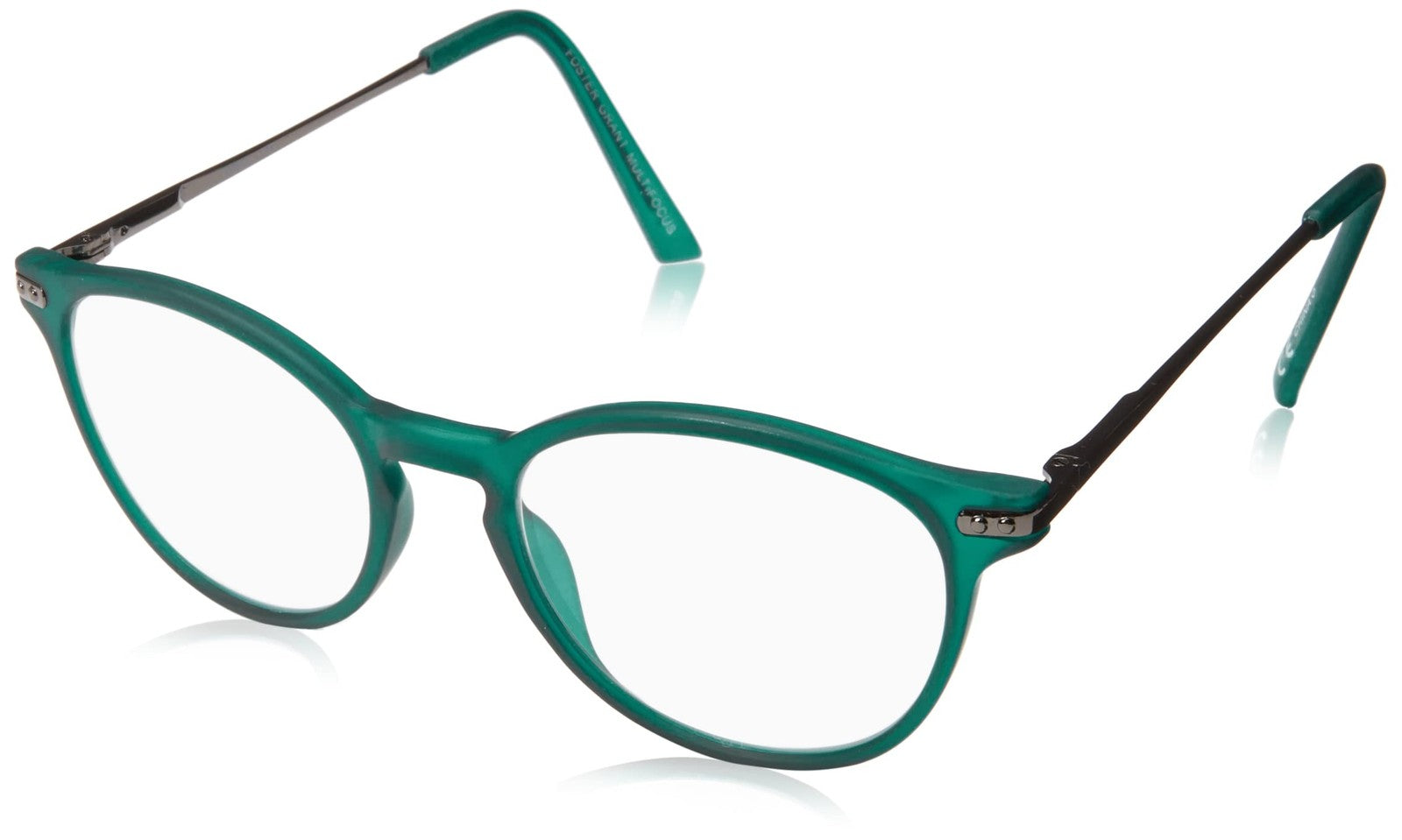 Unisex 49mm Multifocus Reading Glasses, Dark Teal, Anti-Reflective
