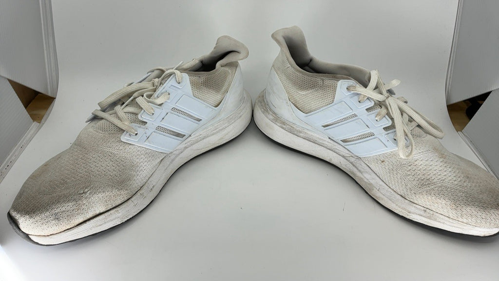 adidas Men's Ultradream DNA Sneaker, White/White/White, 14