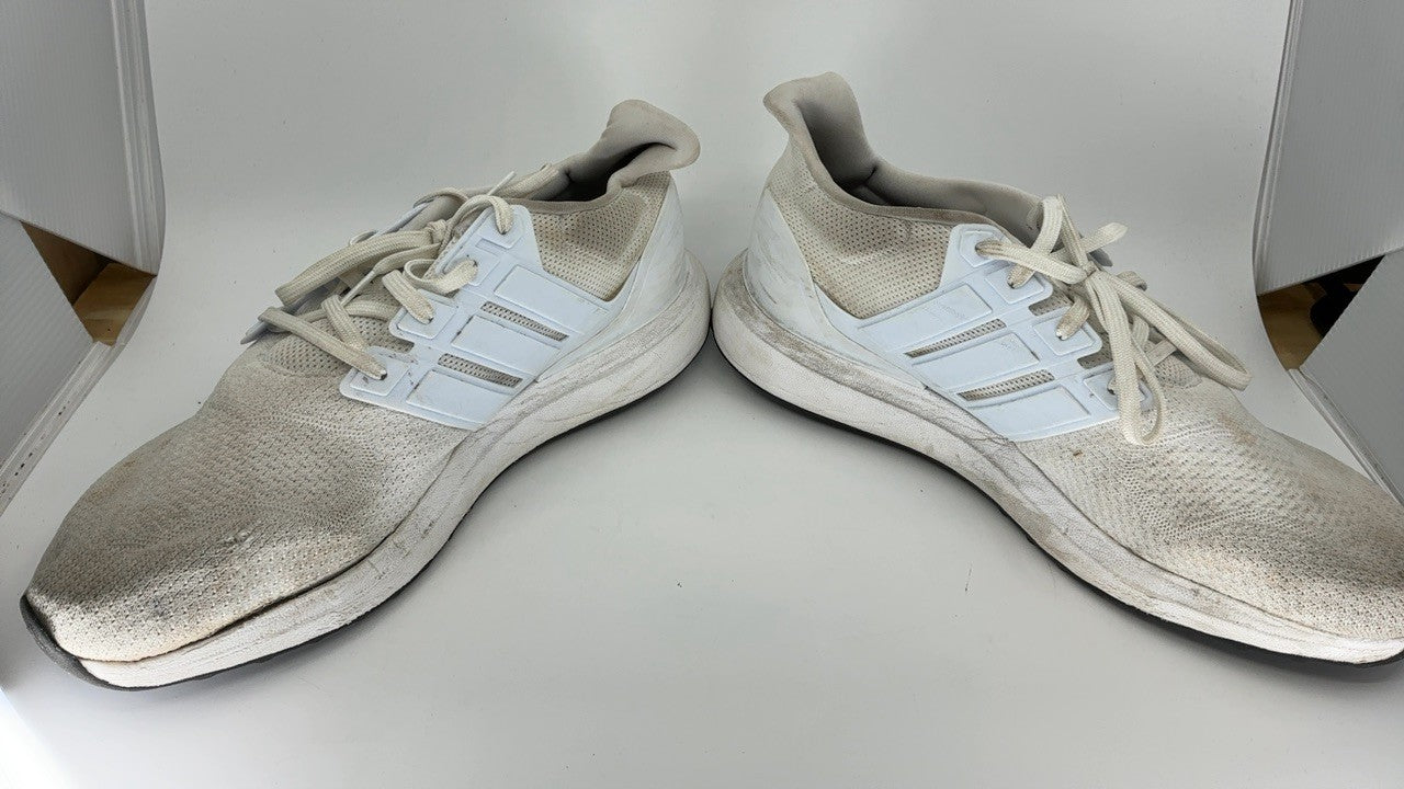 adidas Men's Ultradream DNA Sneaker, White/White/White, 14