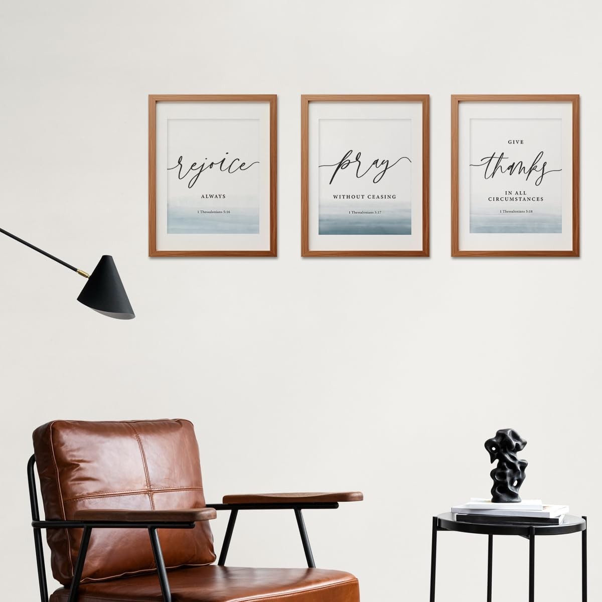 8x10 Bible Verses Wall Art Set, Unframed Christian Prints