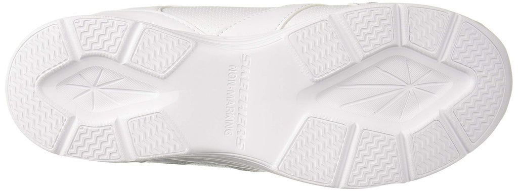 Skechers Girls' School Struts Sneakers, Glimmer Kicks, White, Size 13