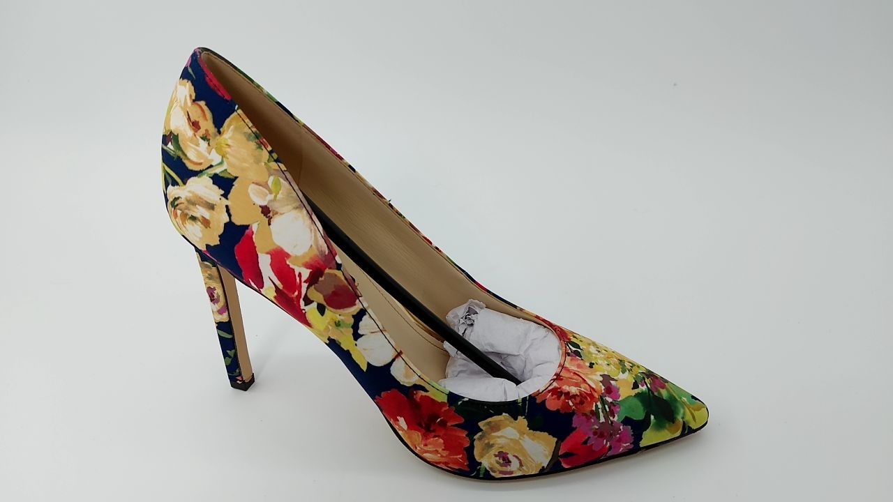 Nine West 7 Tatiana Pump Navy Fall Floral Multi Women’s Shoes