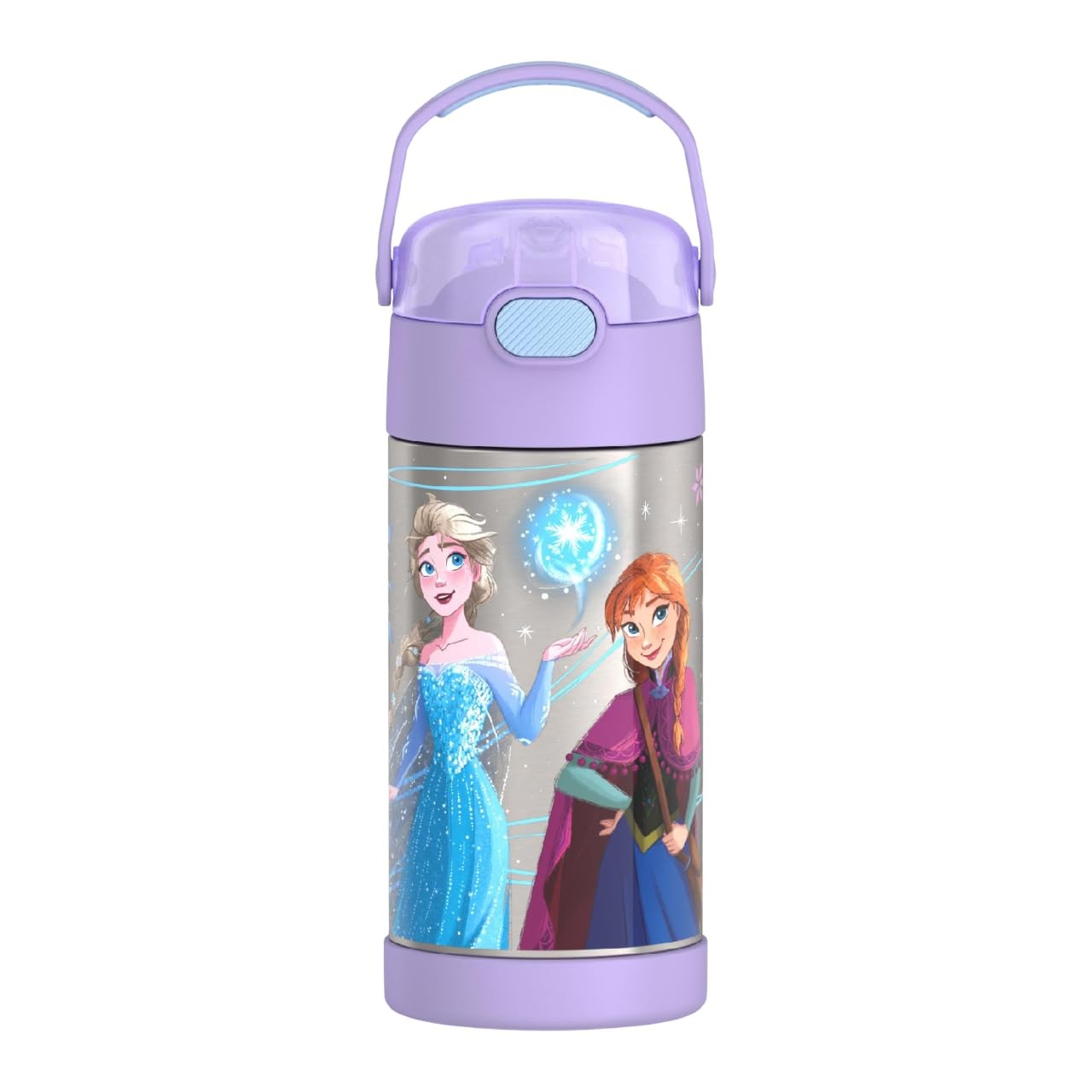 Frozen 2 Thermos FUNtainer 12oz Water Bottle w/ Straw, Kids Insulated