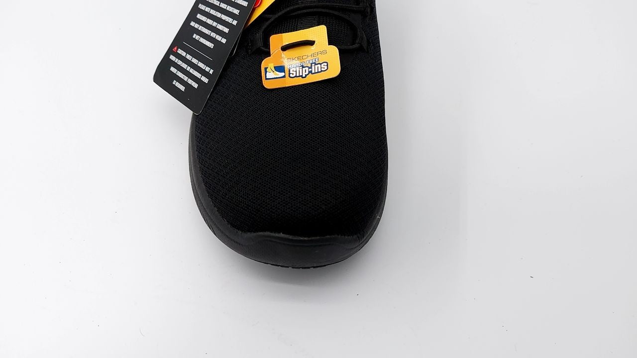 Skechers Women's Hands Free Slip-Ins Black 11 Wide Food Service Shoe
