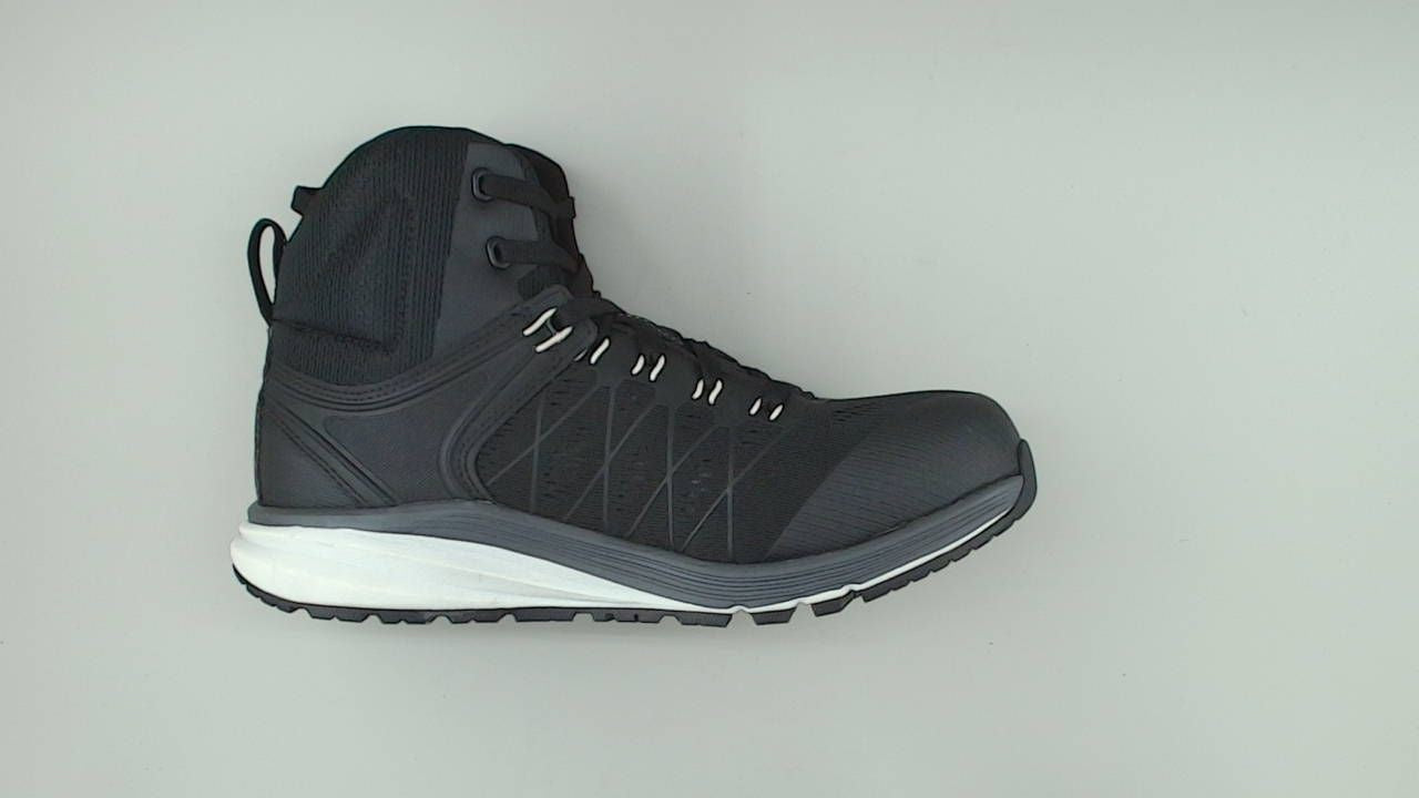 KEEN Utility Men's Vista Energy Mid Height Composite Toe Shoes, Vapor/Black,7.5W