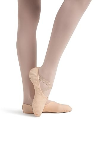 Capezio Women's Canvas Juliet Ballet Shoe,Light Ballet Pink,8 M US