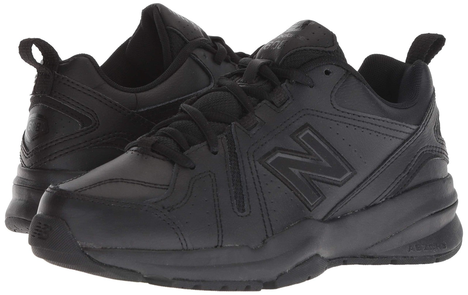 New Balance Women's 608 V5 Casual Comfort Cross Trainer, Black/Black, 12 Wide
