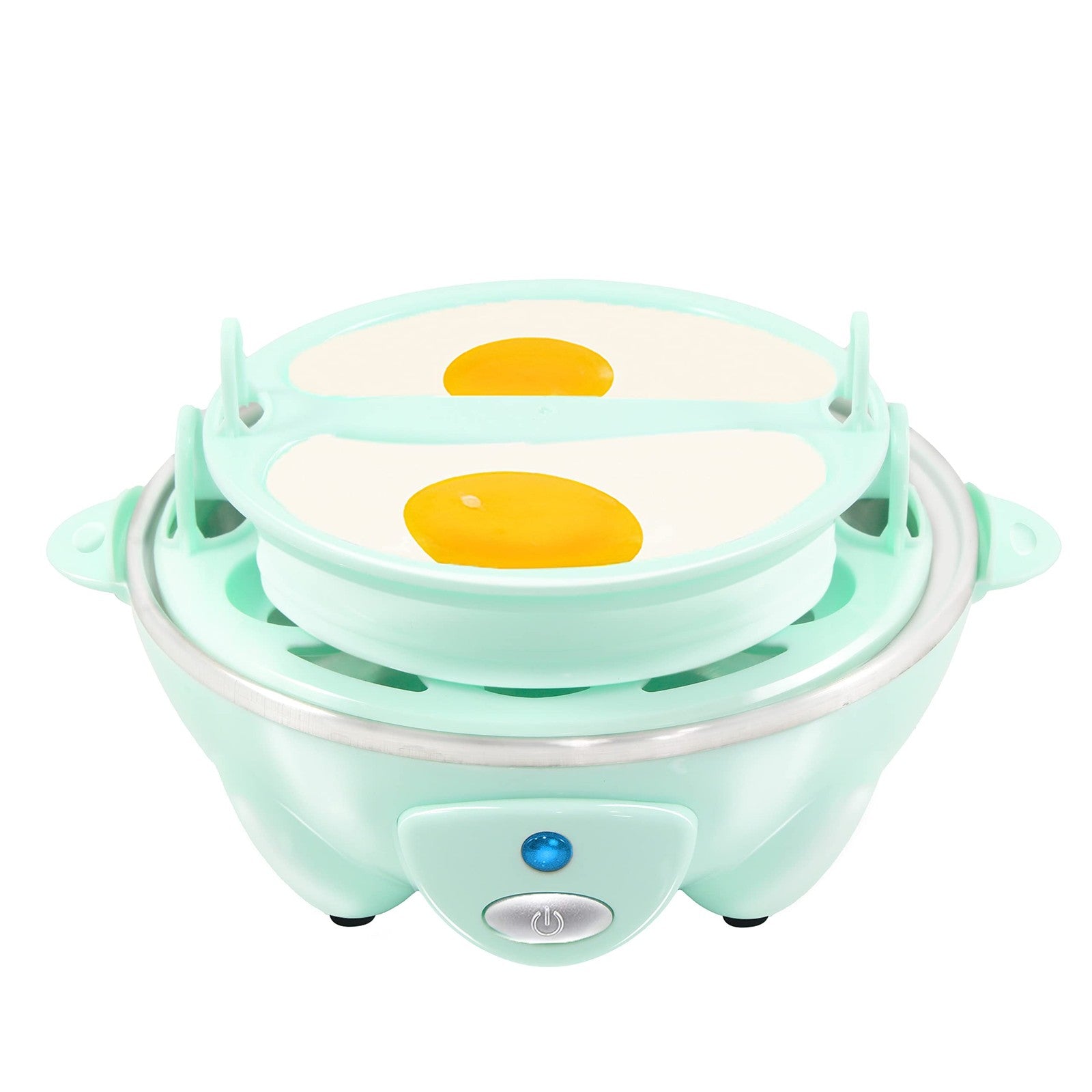 Elite Gourmet Electric Egg Cooker 7-Egg Poacher & Scrambler Mint