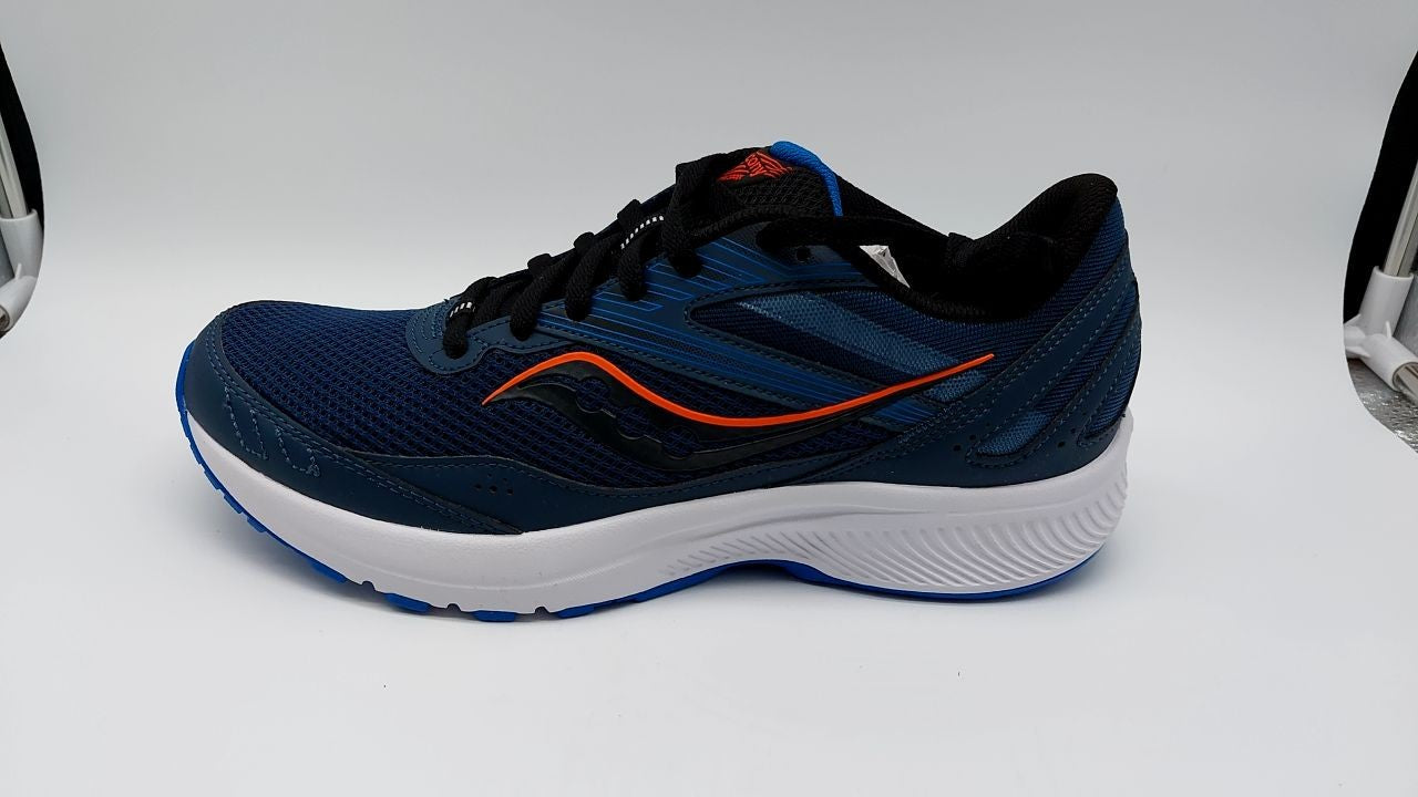 Saucony Men's Cohesion 15 Running Shoe, Navy,9.5 M