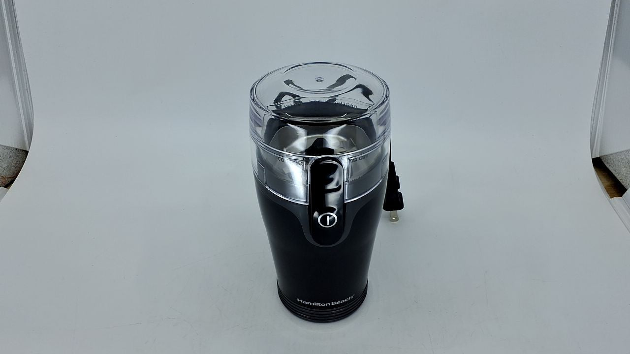 Hamilton Beach Electric Coffee Grinder, 12 Cup, Black, Stainless Steel Blades