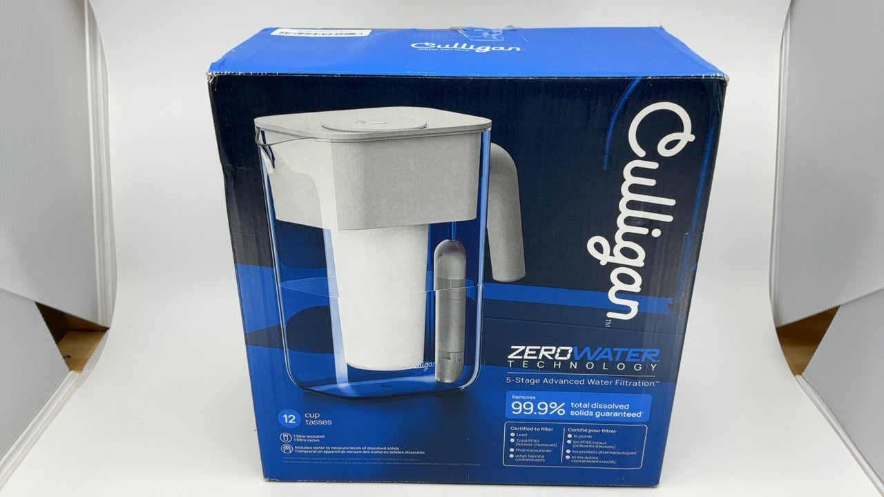 Culligan 12-Cup Water Pitcher - Removes Chlorine, Fluoride, Mercury