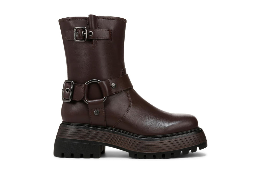 Circus NY by Sam Edelman Women's Motorcycle Boot, Dark Chocolate, 9.5