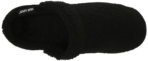 MUK LUKS Women's Quianna Clog, Black, M (7-8)