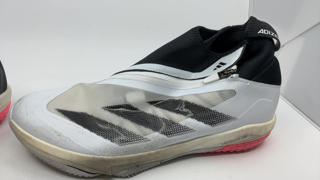Men's adidas Adizero Impact Baseball Turf Sneakers, White/Black, Size 10