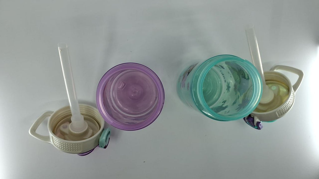 Disney Princess Kids Water Bottle 2-Pack, 16oz, Leak-Proof, Durable Plastic