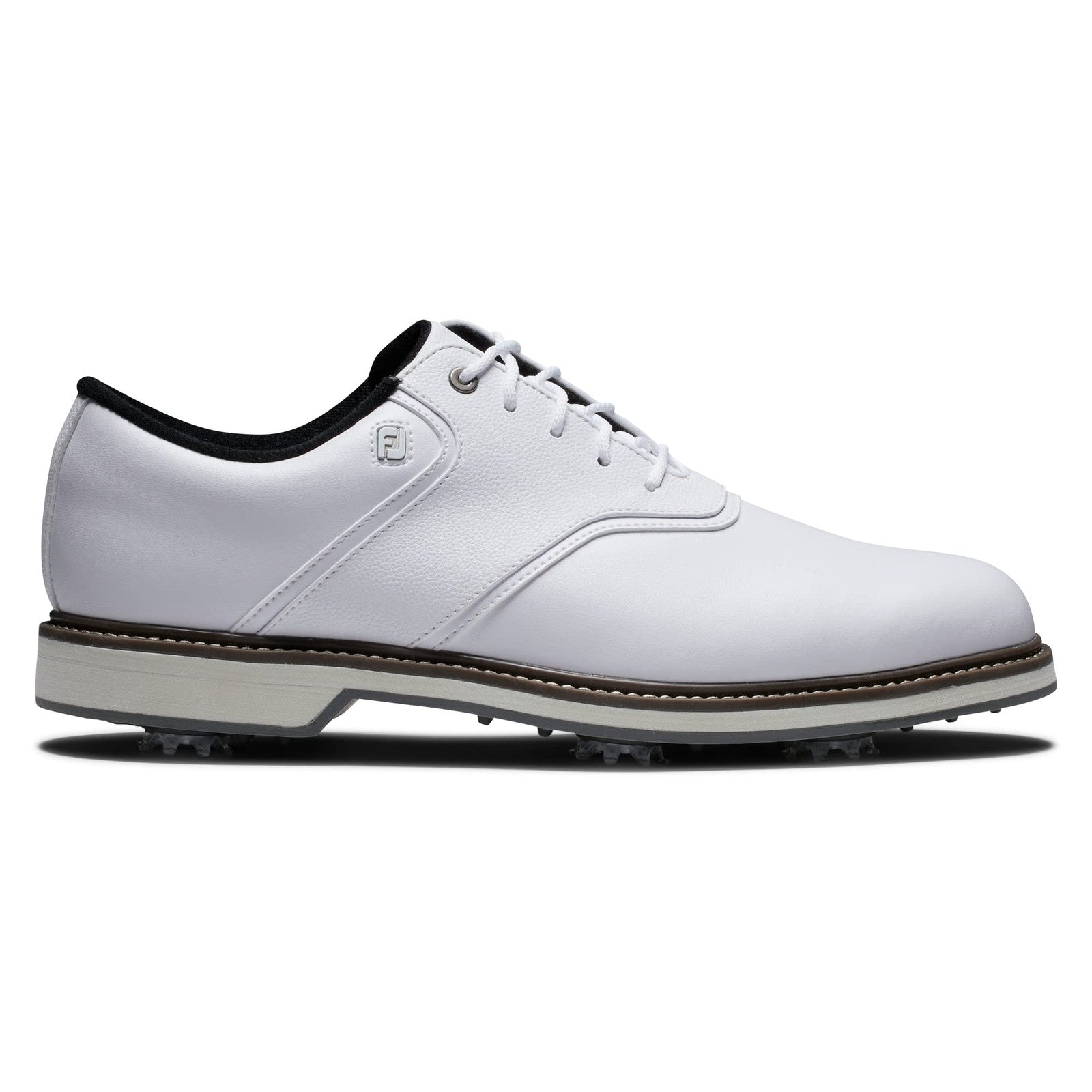 FootJoy Mens Fj Originals Golf Shoe, White/White, 12 US
