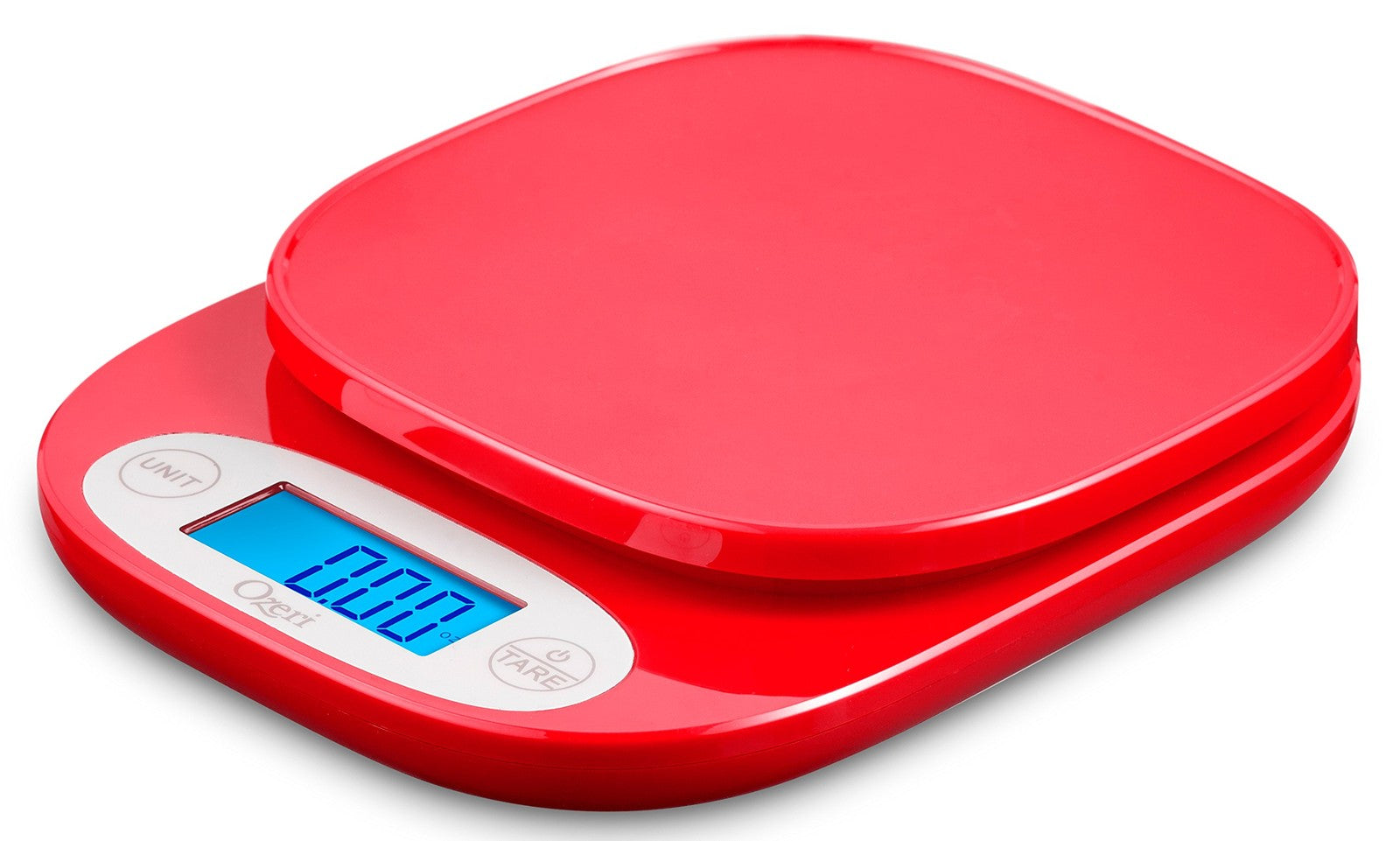 Ozeri ZK24 Digital Kitchen Scale 0.5g Precision Red