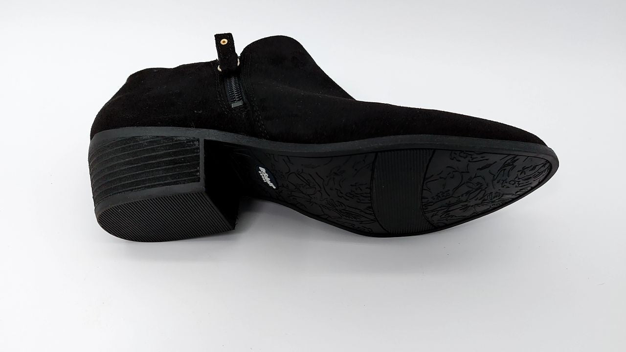 Dr. Scholl's Shoes Women's Brief Ankle Boot, Black Microfiber Suede, 10 W US