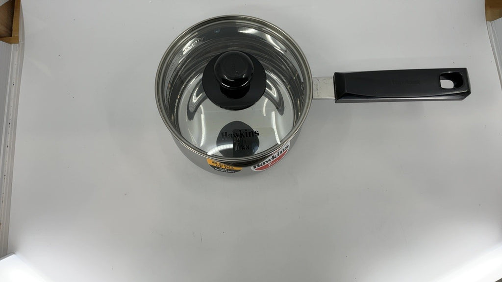 Hawkins Stainless Steel Tpan 1.5L with Glass lid