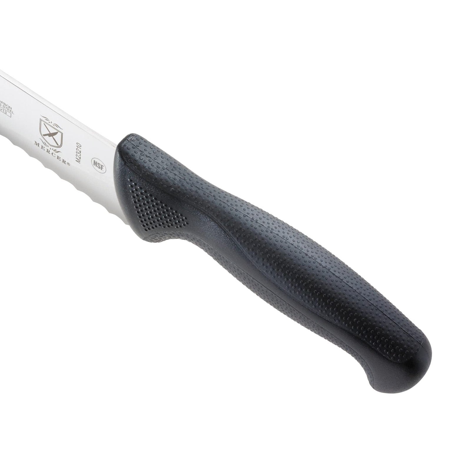 Mercer Culinary 10" Bread Knife, Wavy Edge, Ergonomic Black Handle