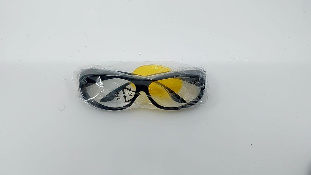 Night Driving Glasses Polarized Yellow Tint Fit Over Sunglasses