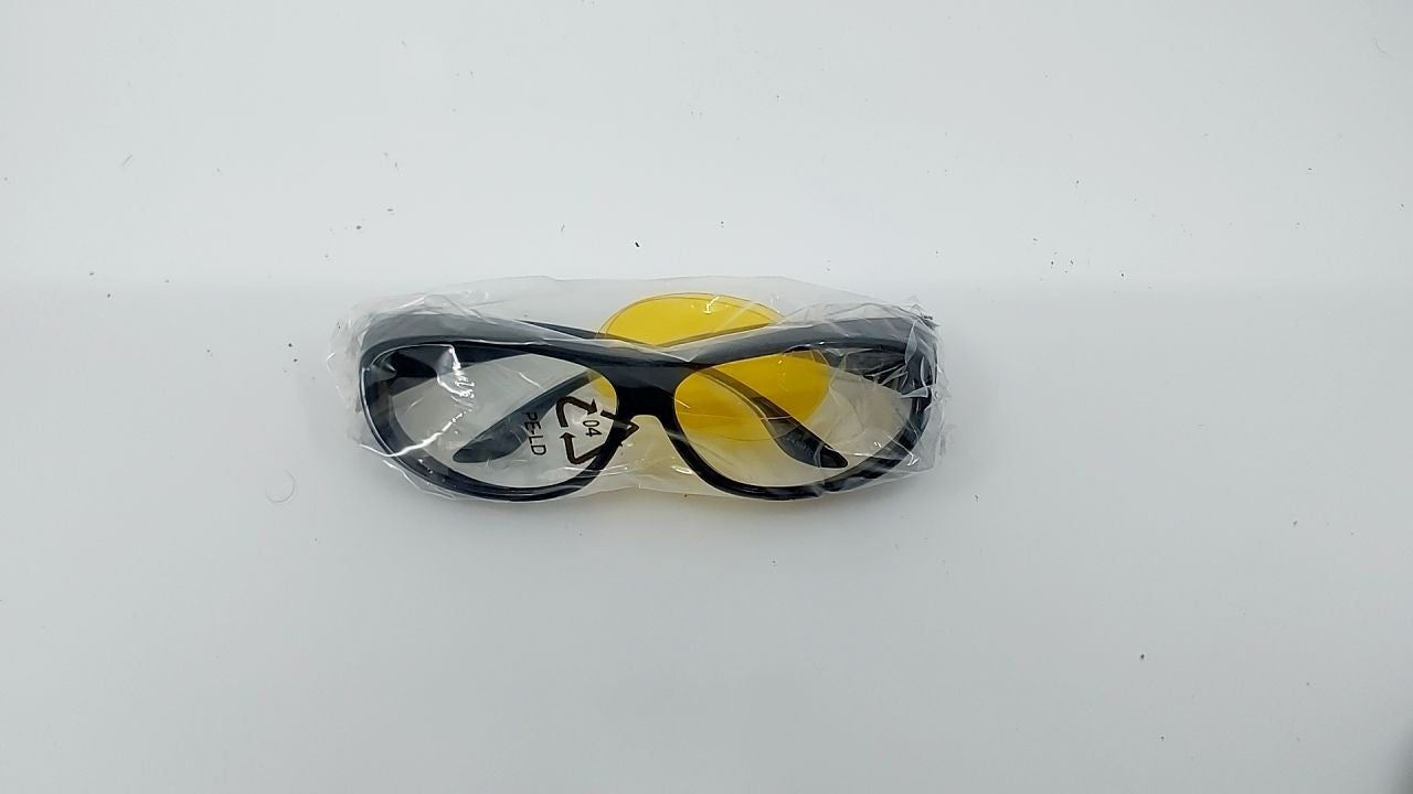 Night Driving Glasses Polarized Yellow Tint Fit Over Sunglasses