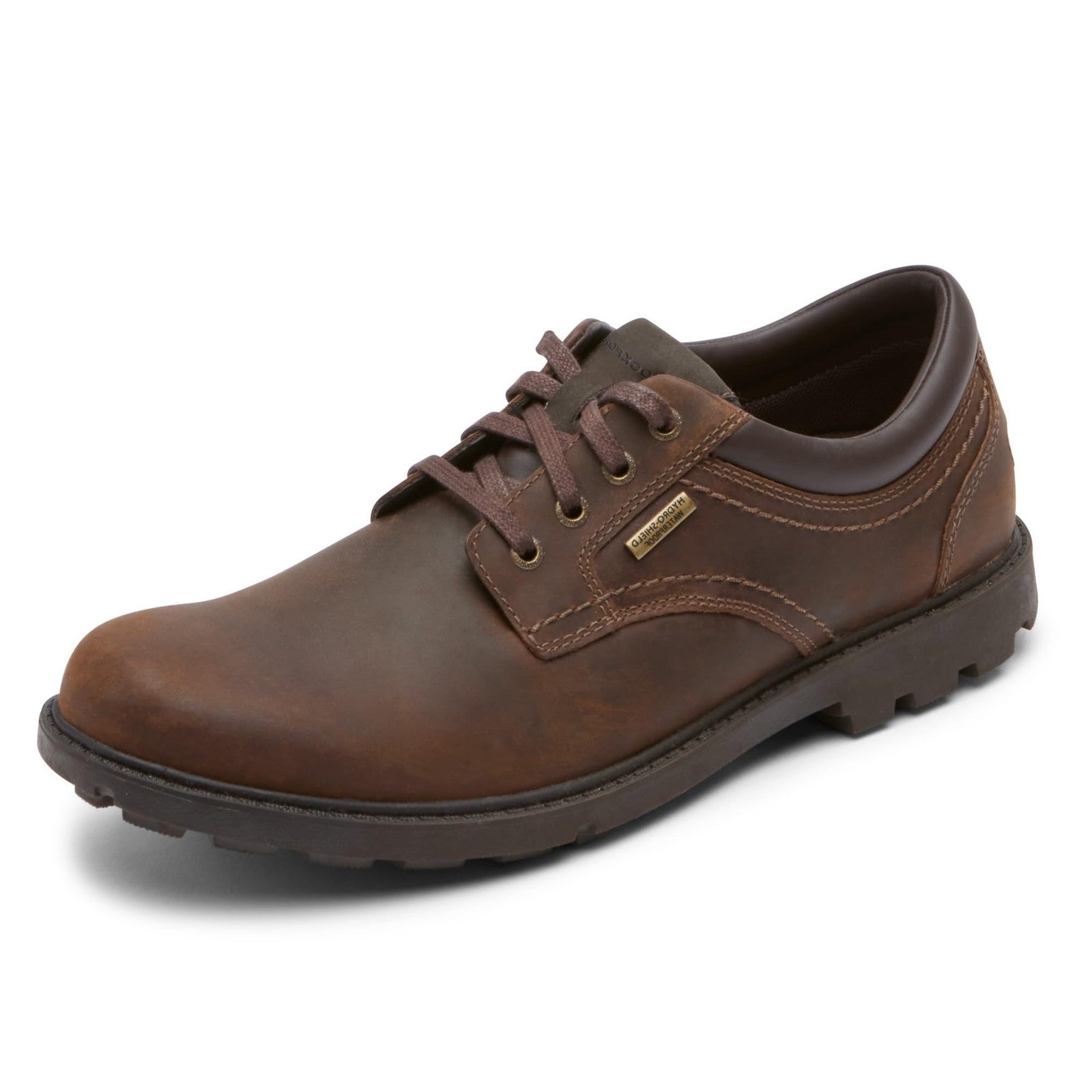 Rockport mens Storm Surge Water Proof Plain Toe oxfords shoes, Tan, 10 M US