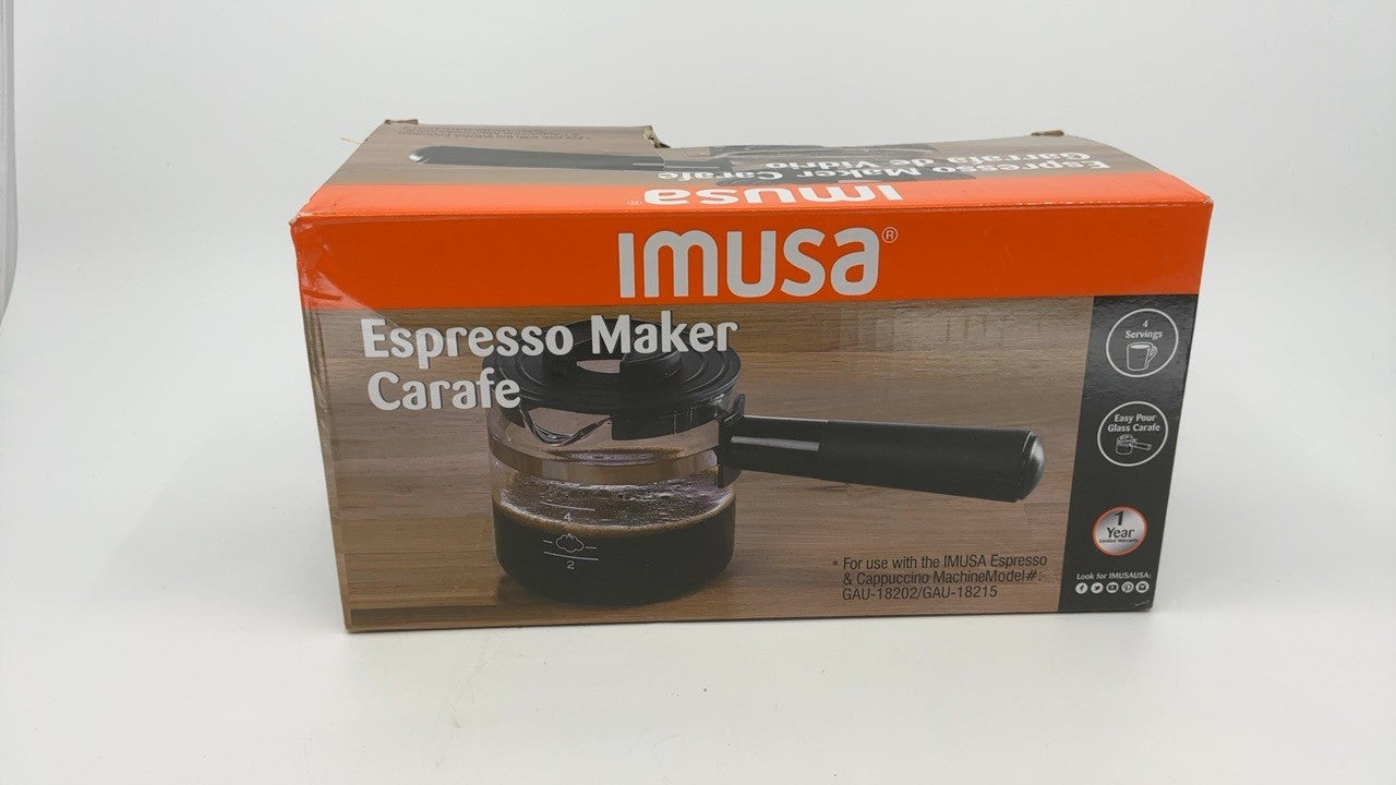 IMUSA 4cup Glass Replacement Carafe with Black Handle