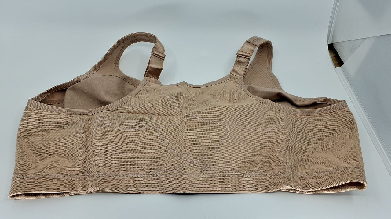 MagicLift Full Figure Bra 42F Wirefree Front Closure Café #1265